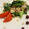 Фотография рецепта Зеленый салат с курицей и белыми грибами автор Мария Смирнова