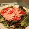 Фотография рецепта Зеленый салат с печеными помидорами автор Zloba