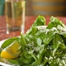 Фотография рецепта Зеленый салат с сырным винегретом автор Masha Potashova