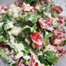 Фотография рецепта Зеленый салат с творогом автор Татьяна Петрухина