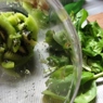 Фотография рецепта Зеленый смузи со шпинатом и киви автор Татьяна Петрухина