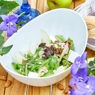 Фотография рецепта Зеленый салат с миндальным орехом и греческим сыром автор Алексей Павлов