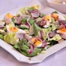 Фотография рецепта Зеленый салат с сельдью и горчичной заправкой автор Anita Ggdf