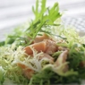 Фотография рецепта Зеленый салат с жареным лососем и лимонным соусом автор Anita Ggdf