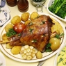 Фотография рецепта Жареная баранья нога с овощами автор maximsemin