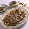 Фотография рецепта Жареная говядина со спаржей и грибами автор Masha Potashova