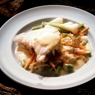 Фотография рецепта Жареная рыба с салатом из зеленой фасоли автор Саша Давыденко