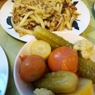Фотография рецепта Жареная картошка с зеленью автор Наталья Бездежская