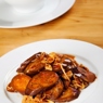 Фотография рецепта Жареные баклажаны в соевом соусе и мирине с чесноком автор Masha Potashova
