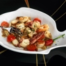 Фотография рецепта Жареные морепродукты с чесноком и томатами автор Елена Гнедовская