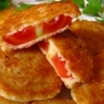 Фотография рецепта Жареные помидоры в сырном кляре автор Анастасия Мирославская