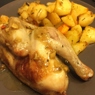 Фотография рецепта Жареный цыпленок с розмарином автор Наталия Ружинская