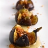 Фотография рецепта Жареный инжир с сыром горгонзола и медовоуксусным соусом автор Саша Давыденко