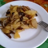 Фотография рецепта Жаренный картофель с грибами в сливках автор Татьяна Петрухина