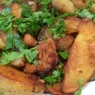 Фотография рецепта Жареный картофель с лисичками и луком автор Юлия Артмова