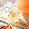 Фотография рецепта Зимний лимонад из грейпфрута с мандариновыми кубиками автор Анастасия Пашура