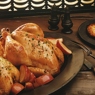 Фотография рецепта Золотистая курица с яблоками луком и шалфеем автор Саша Давыденко