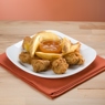 Фотография рецепта Золотистые куриные кусочки в сухарях с абрикосовогорчичным соусом автор Masha Potashova