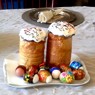 Фотография рецепта Золотой пасхальный кулич с шафраном и мускатным орехом автор Evelina Klioutcheva
