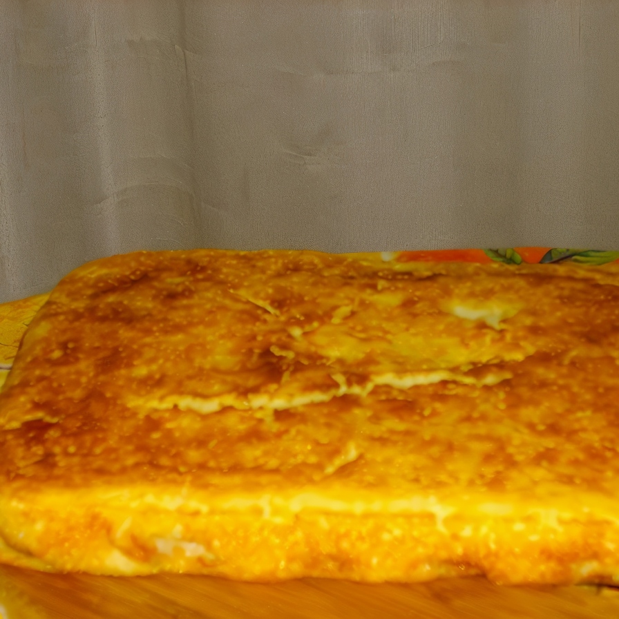 Банановый пирог с грушами