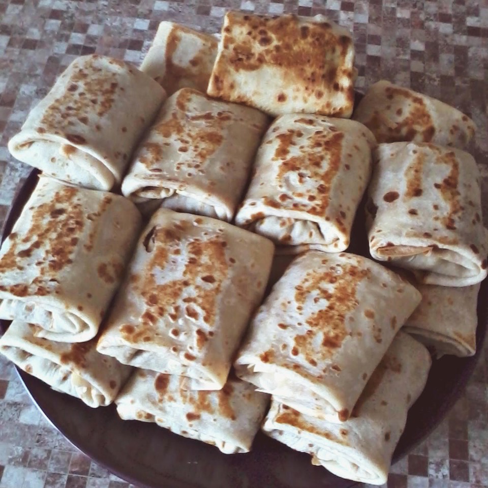 Блины с мясом