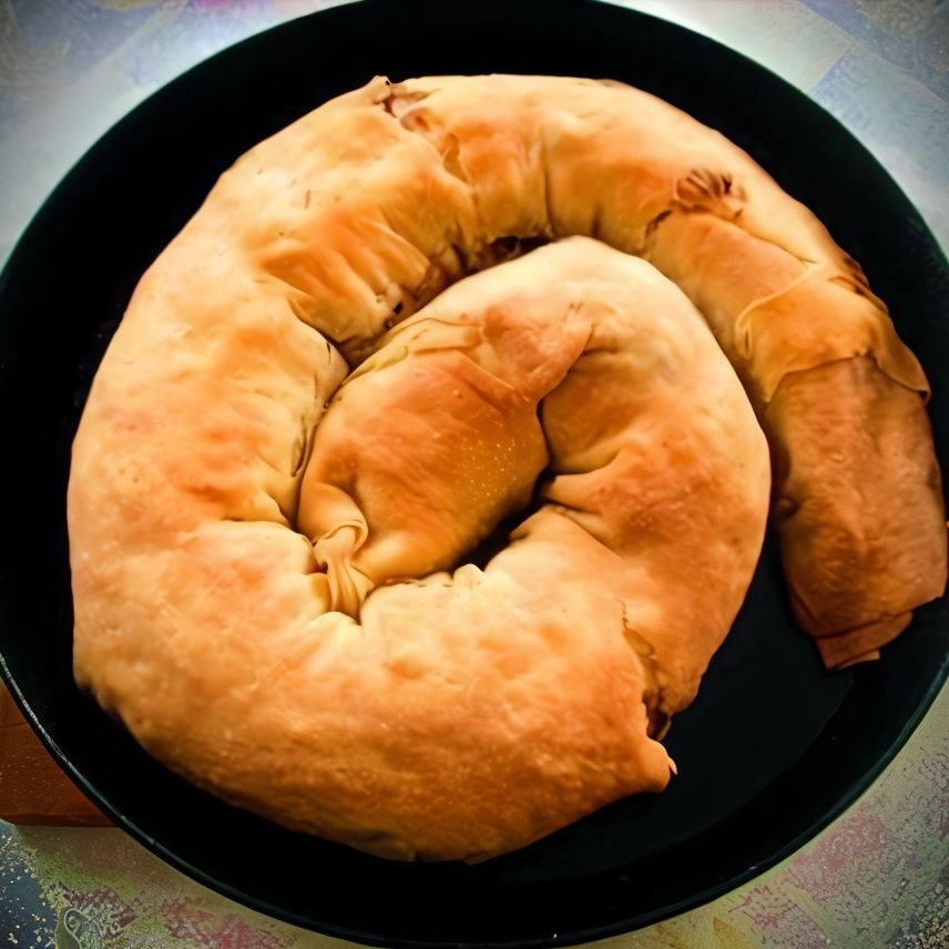 Бурма (рулет с тыквой и грецкими орехами)