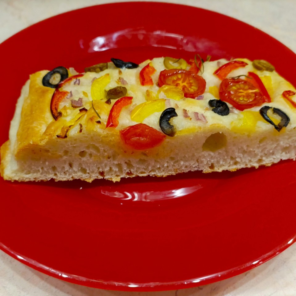Фокачча с овощами