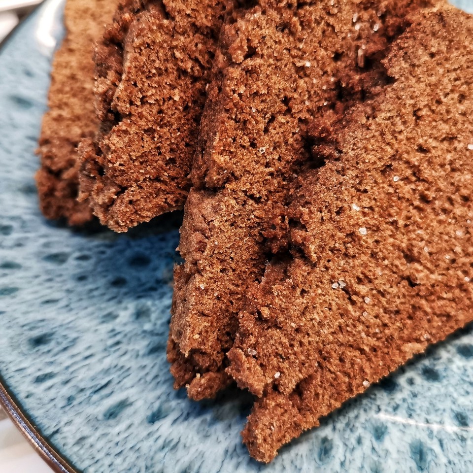 Хлеб из льняной муки в микроволновке
