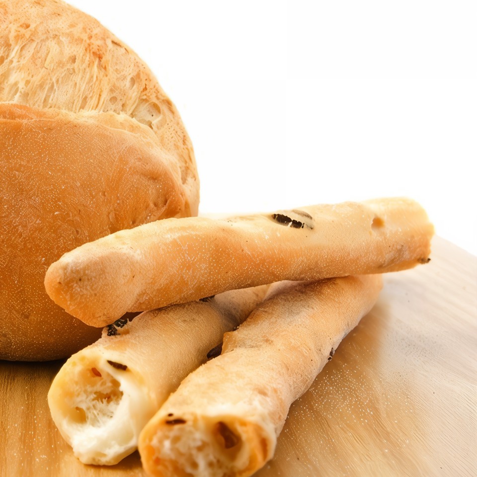 Хлебные палочки с маслинами и розмарином