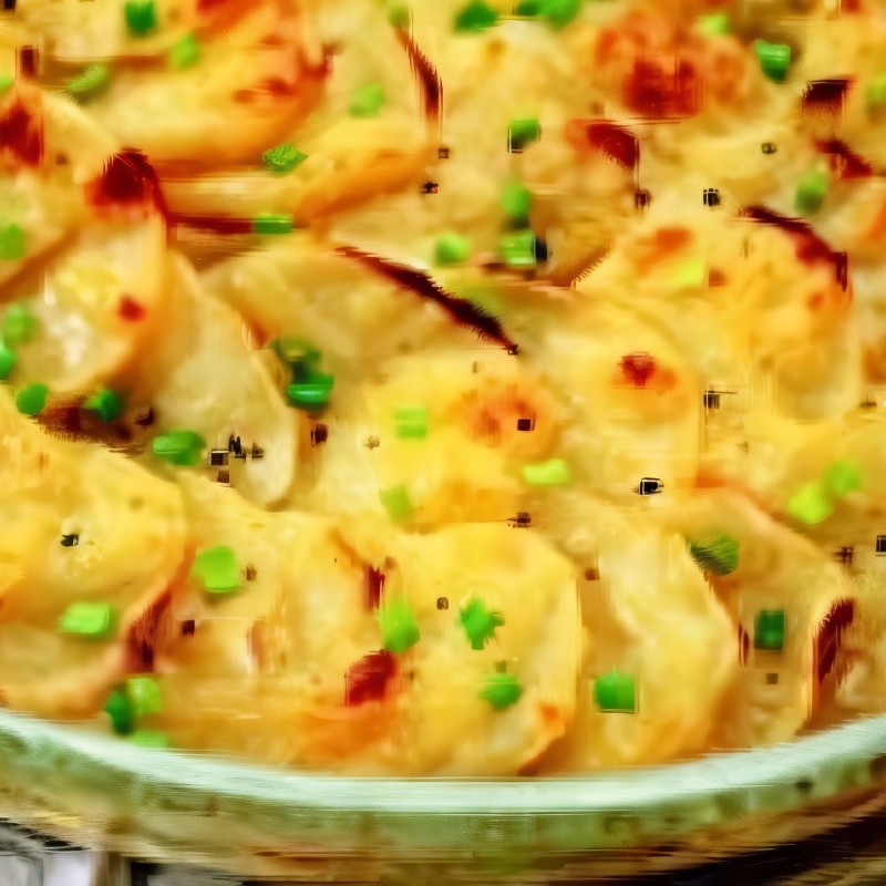 Картофельная запеканка с сельдью (Калалаатикко)
