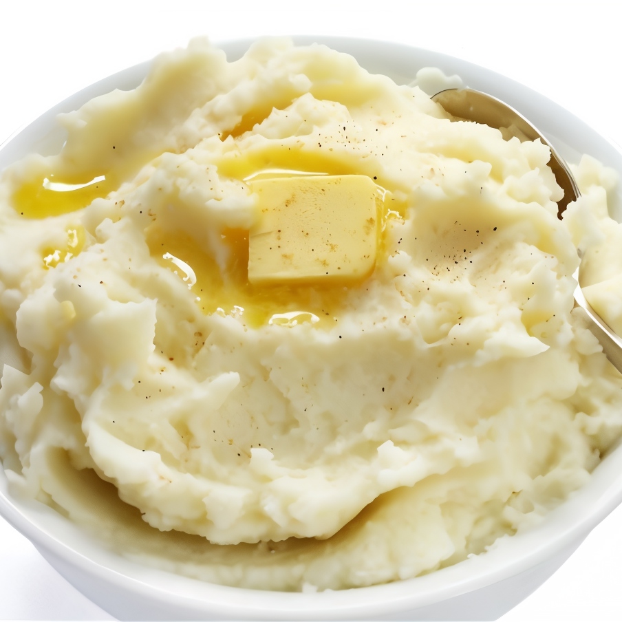 Картофельное пюре с чесноком и петрушкой