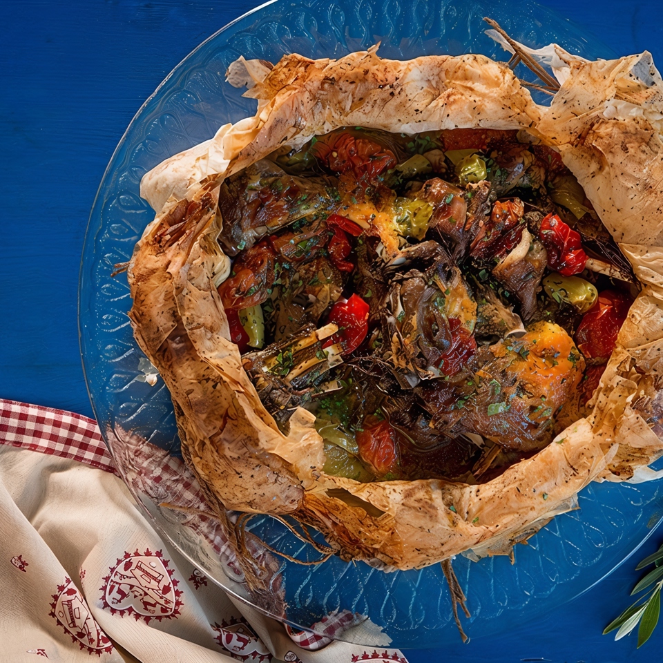 Клефтико — баранина, запеченная с овощами
