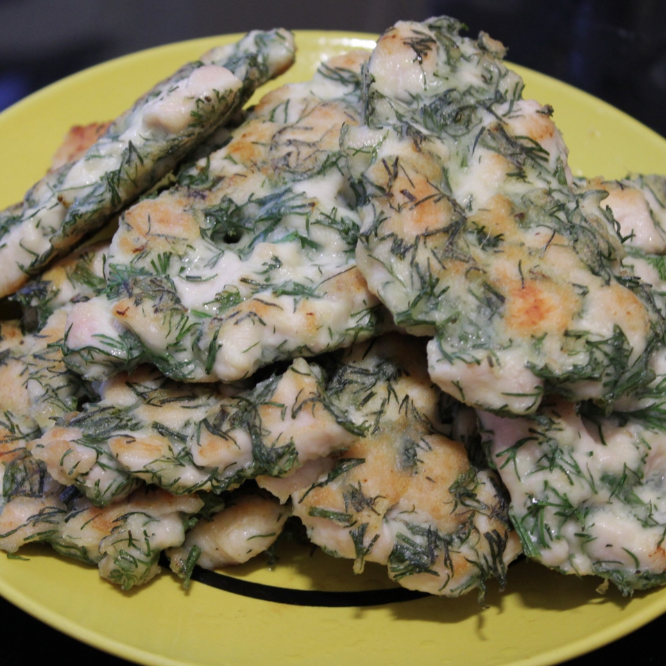Котлеты куриные с укропом