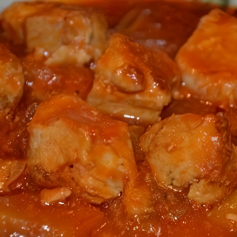 Курица с томатом и пряностями