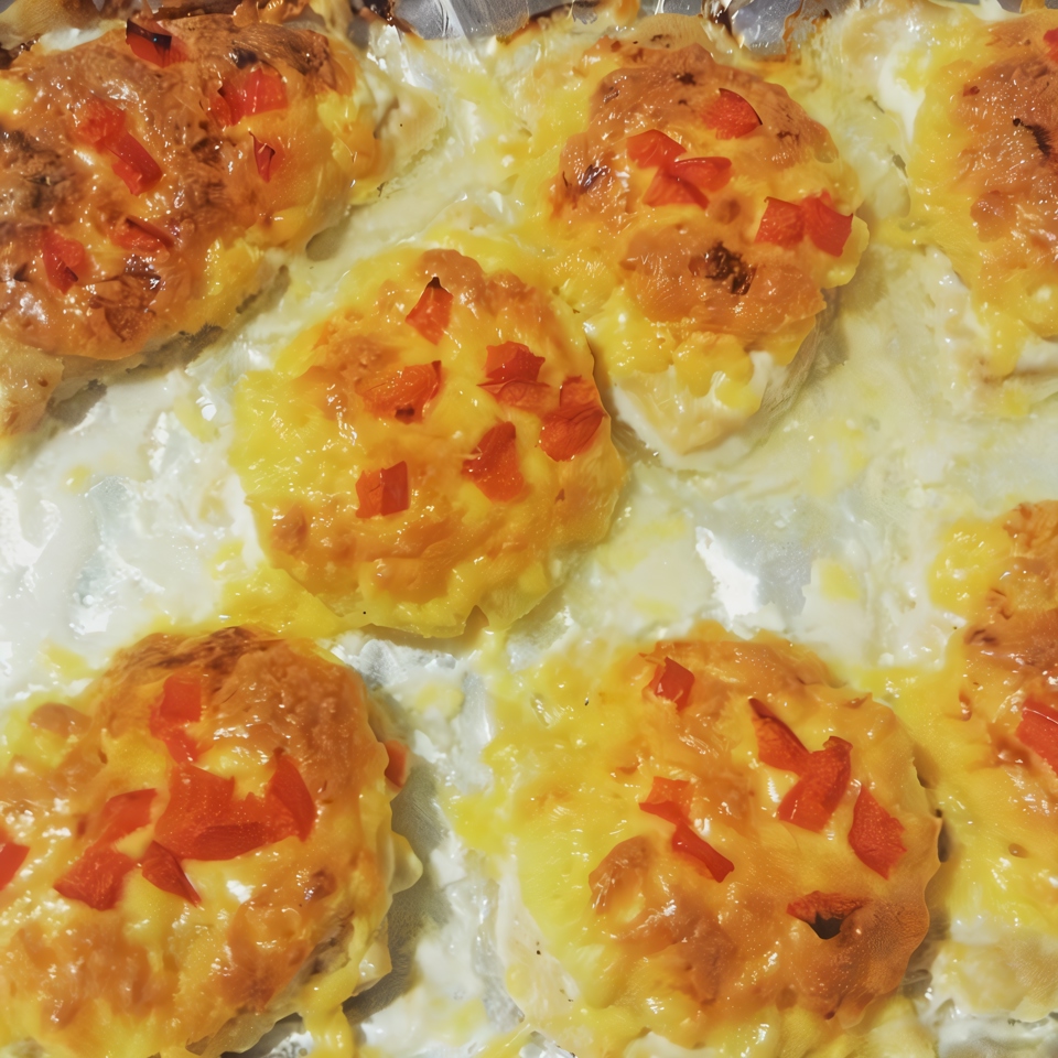 Куриная грудка с ананасами запеченая под сыром