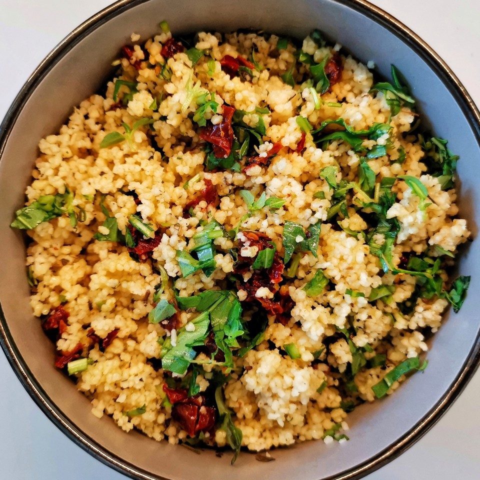Кускус с зеленью