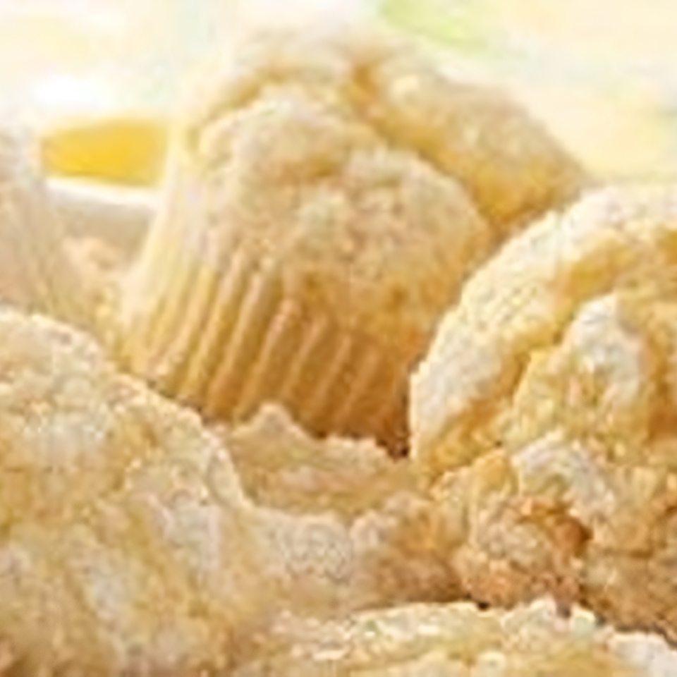 Лимонные маффины с хрустящей крошкой