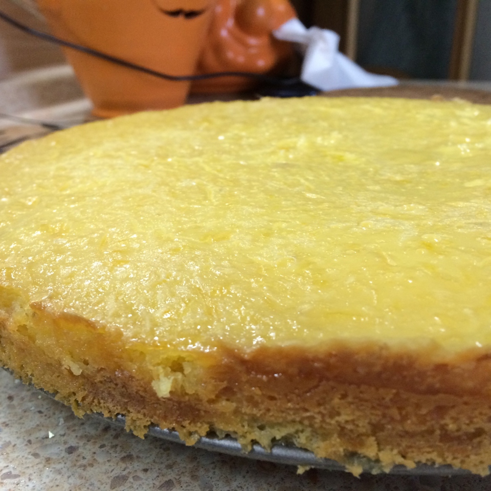 Лимонный пирог из творога