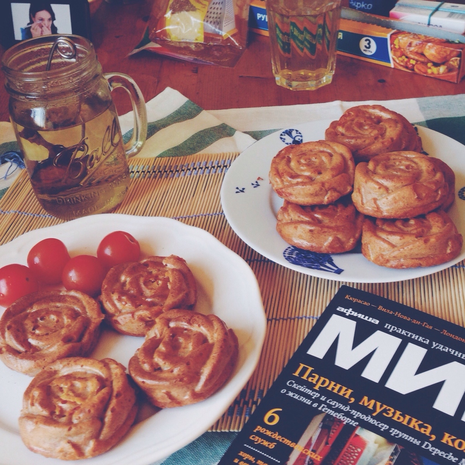Маффины с тунцом и сыром