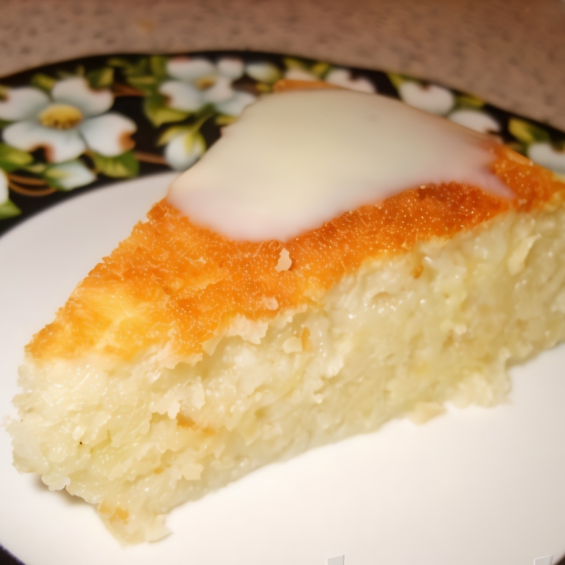 Манно-яблочный пирог
