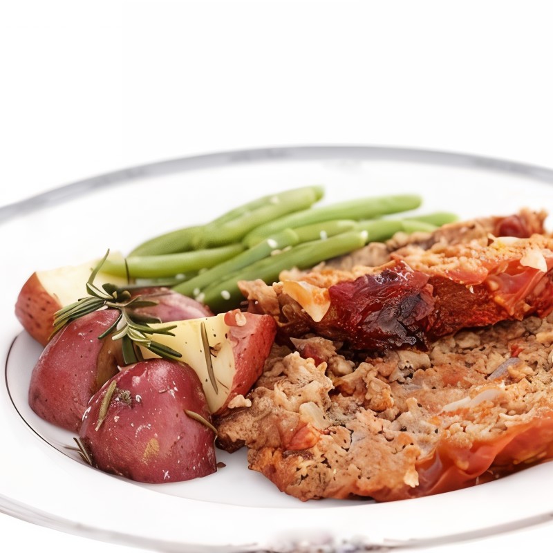 Мясной хлеб с кунжутом