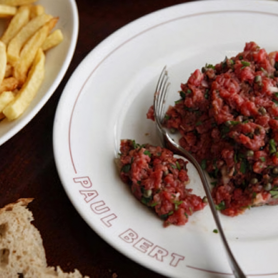 Мясо по-татарски из говяжей вырезки