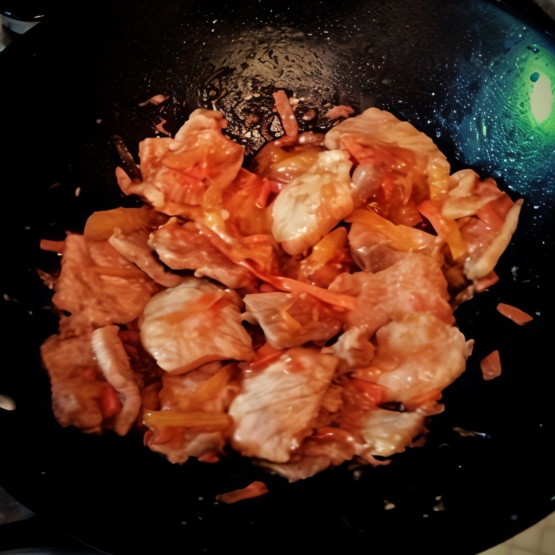 Мясо в устричном соусе