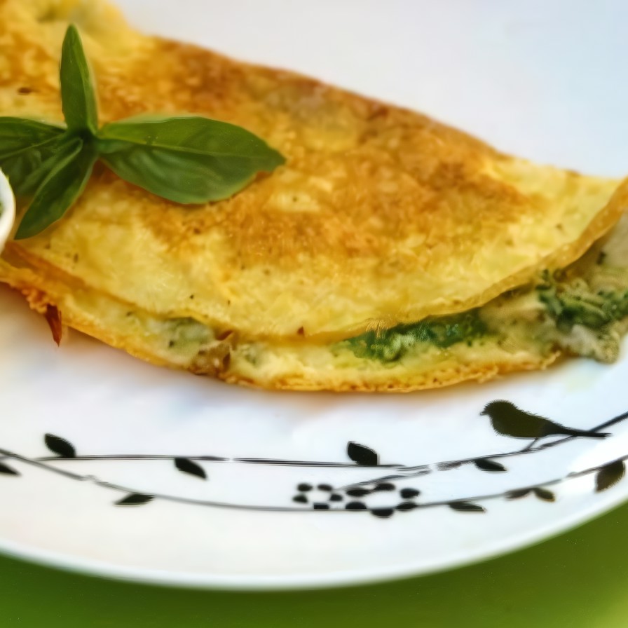 Омлет с сыром фета