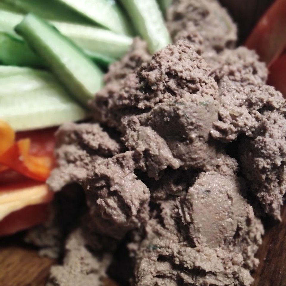 Паштет из куриной печени и овощей
