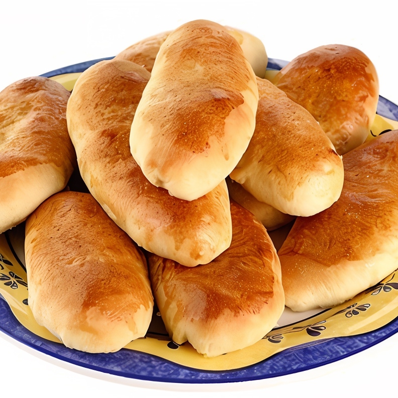 Пирожки с луком-пореем