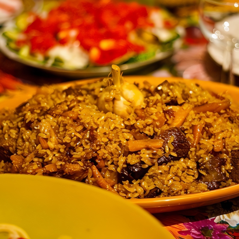 Плов с бараниной в духовке