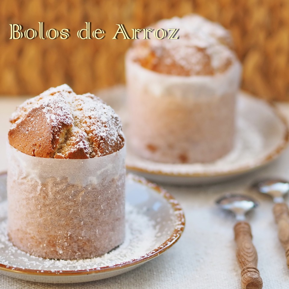 Португальские кексы из рисовой муки Bolos de Arroz