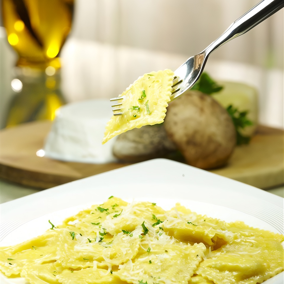 Равиоли «Pasta Fresca» с белыми грибами и рикоттой