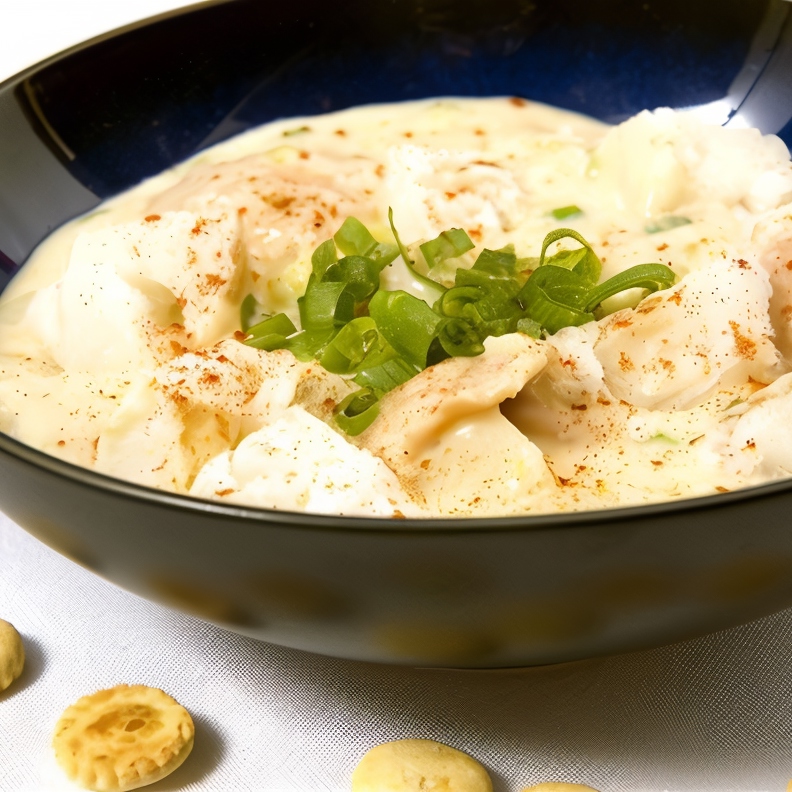 Рыба с шафраном и сливочным соусом
